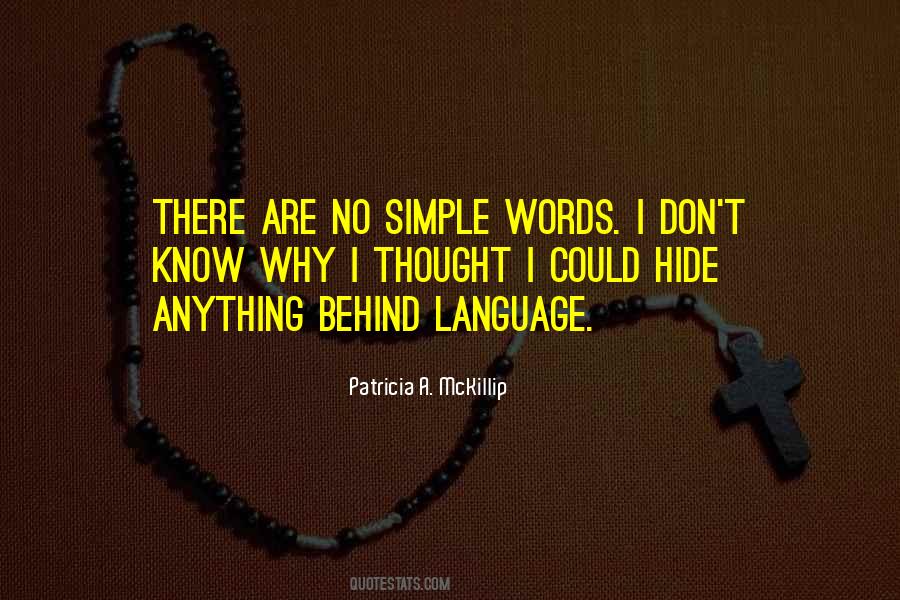Words Are Words Quotes #80477