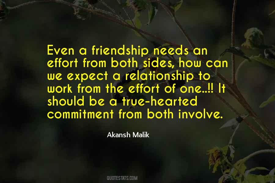Effort In Relationship Quotes #1809972