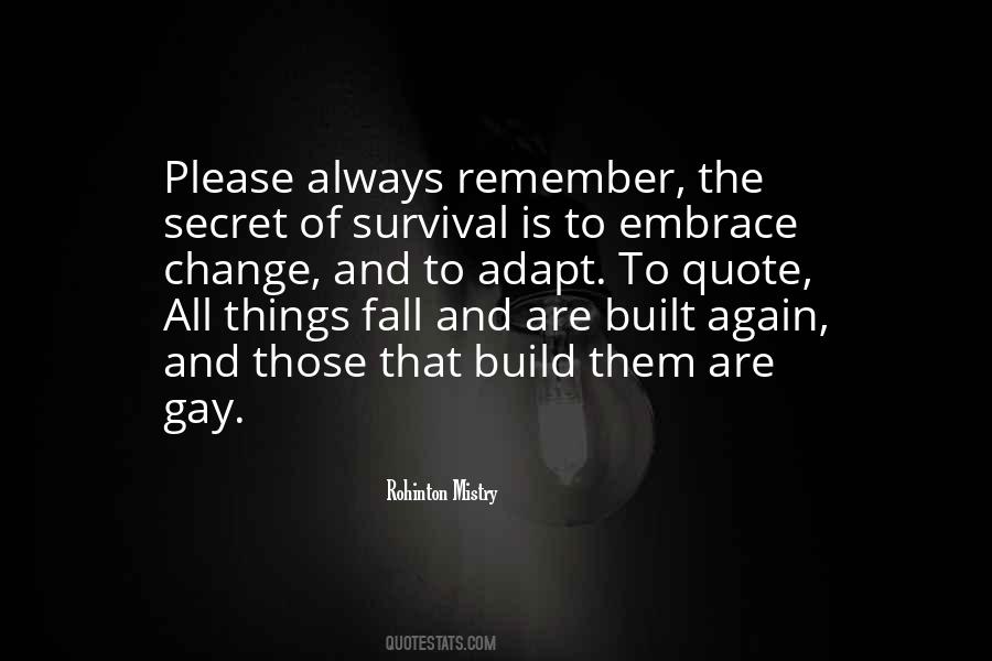 Secret Of Change Quotes #1418823