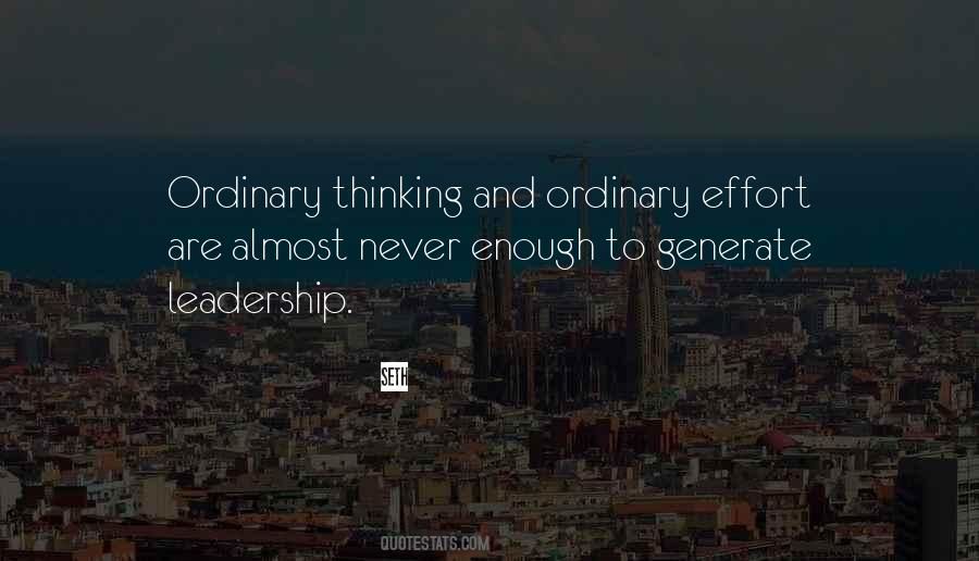 Effort Is Not Enough Quotes #834514