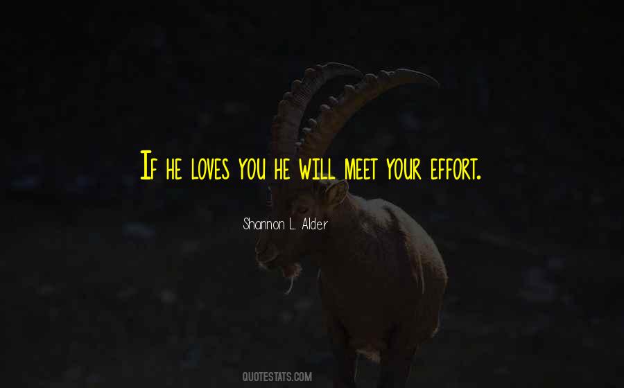 Effort Love Quotes #78321