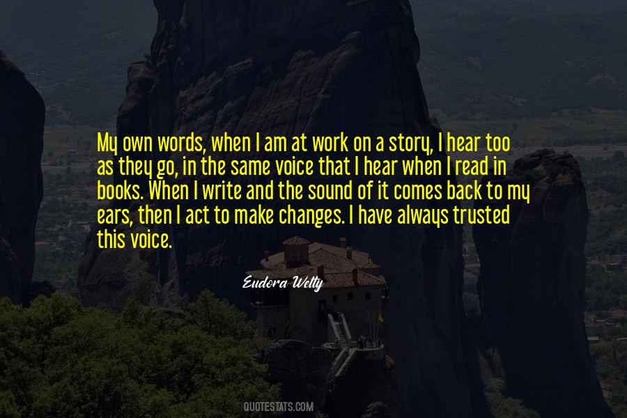 Writing My Own Story Quotes #814662