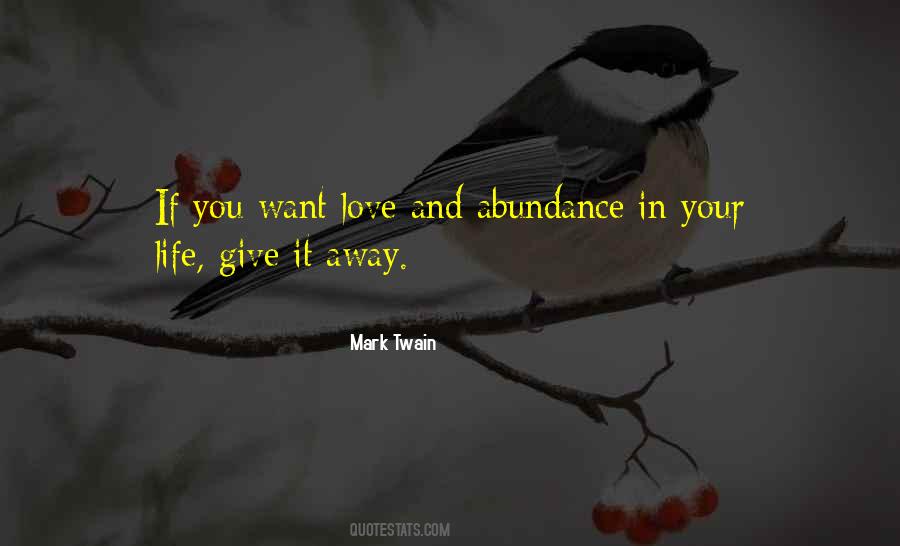 Abundance Love Quotes #204033