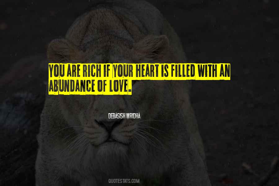 Abundance Love Quotes #561565