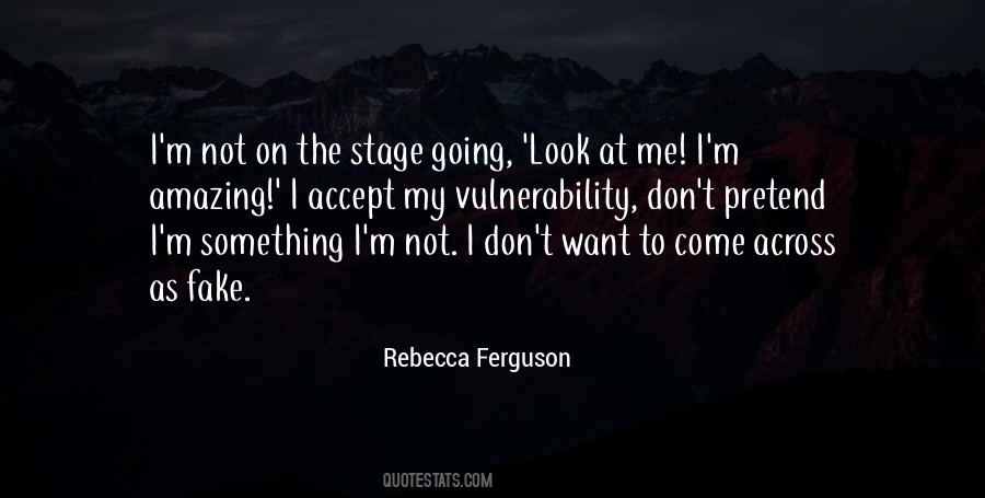 M Not Fake Quotes #1533196