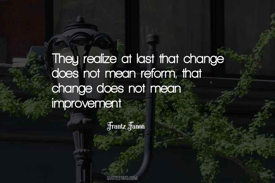 Change Improvement Quotes #945495