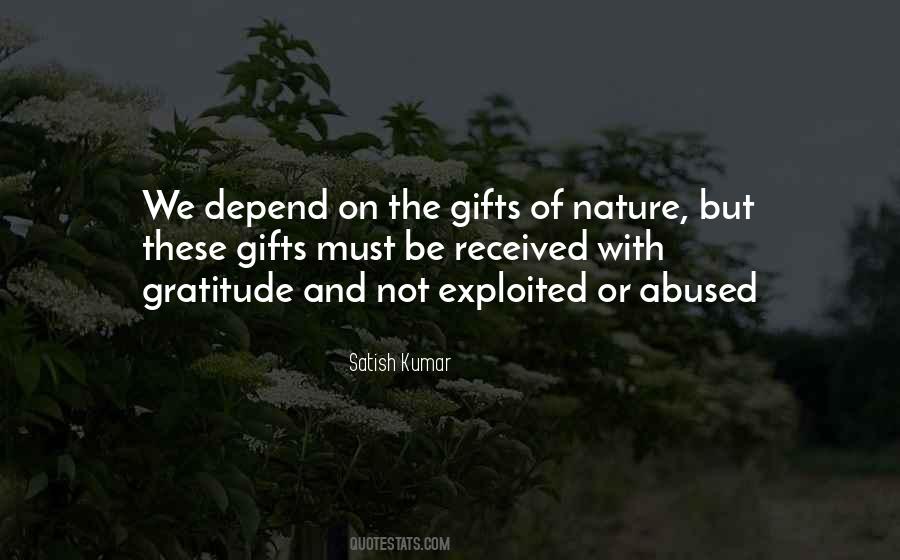 Gifts Of Nature Quotes #1336269