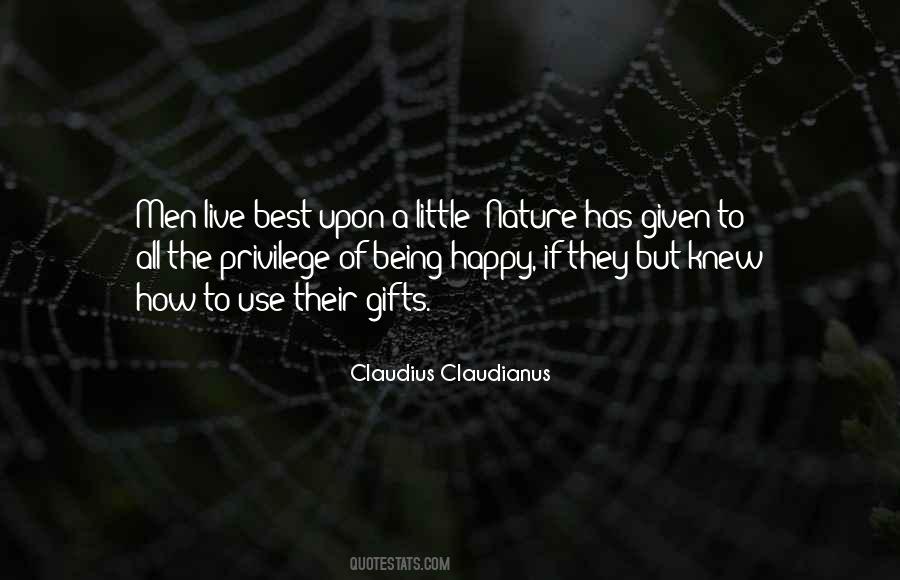 Gifts Of Nature Quotes #920125
