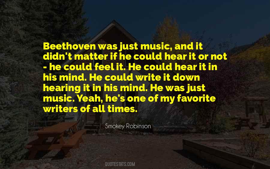 Music Hearing Quotes #1215126