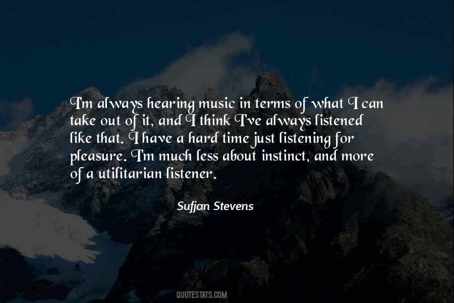 Music Hearing Quotes #1660967
