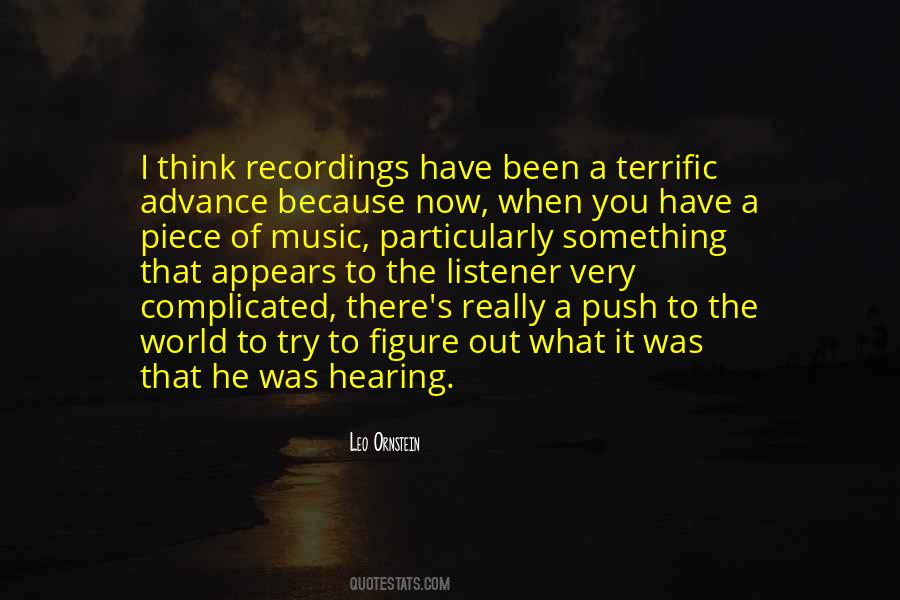 Music Hearing Quotes #395096