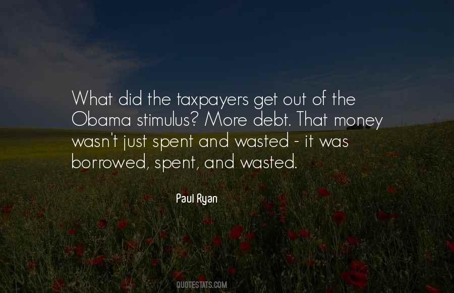 Quotes About Debt Money #1248600