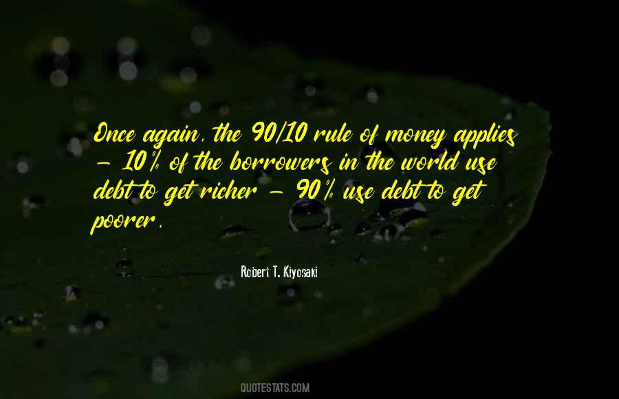 Quotes About Debt Money #412629