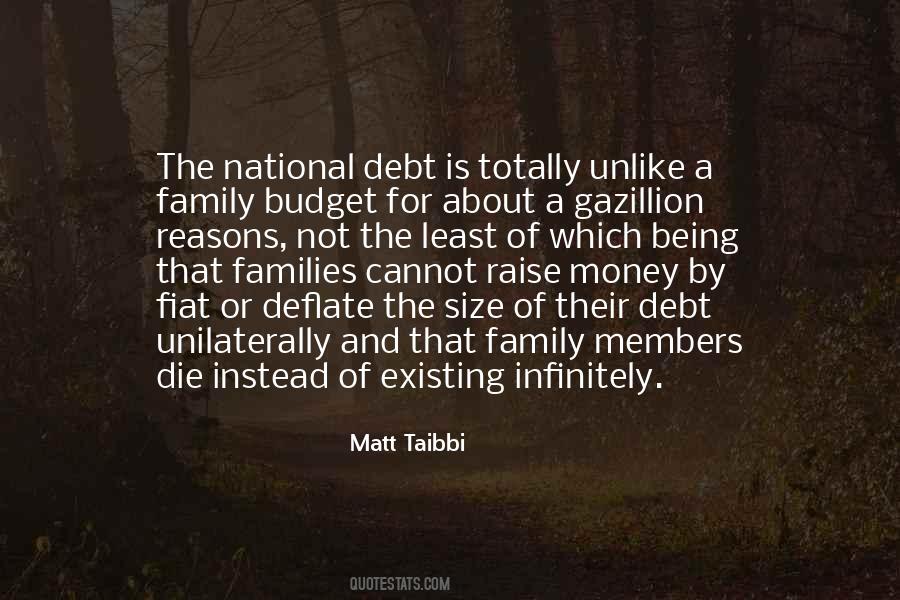 Quotes About Debt Money #734346