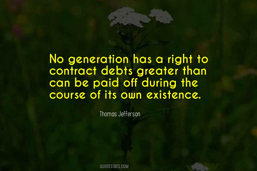Quotes About Debt Money #866987