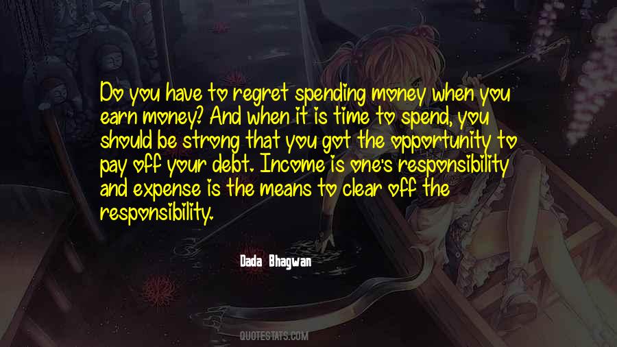 Quotes About Debt Money #876189