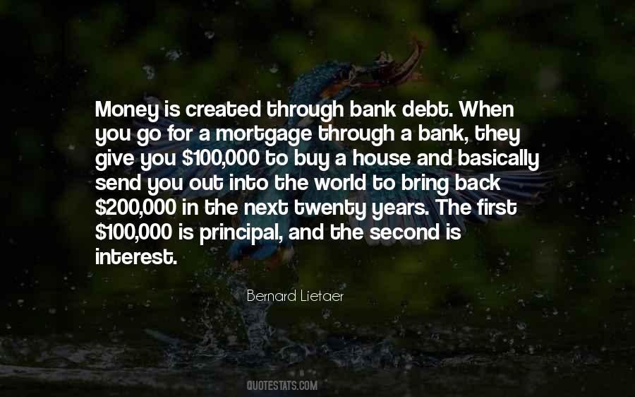 Quotes About Debt Money #914932