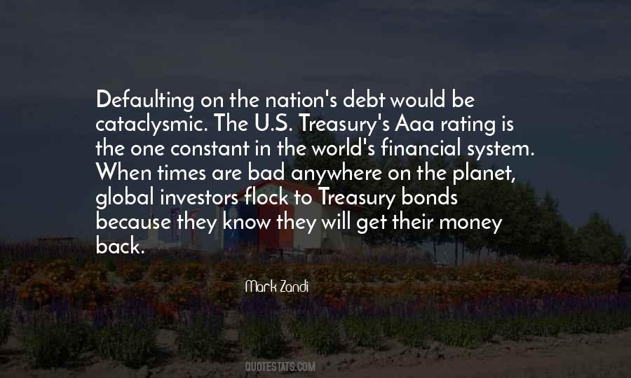Quotes About Debt Money #92972