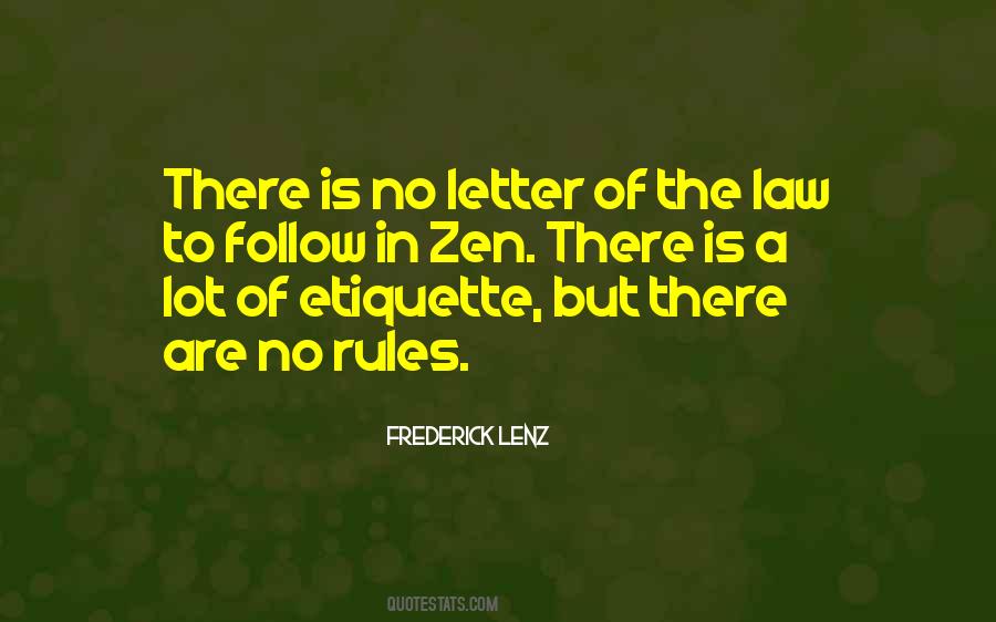 Follow Rules Quotes #1227773