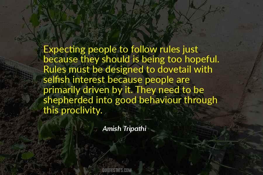 Follow Rules Quotes #803295