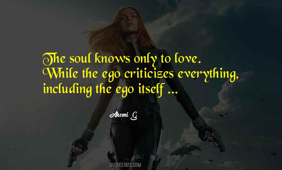 Ego Love Quotes #101531