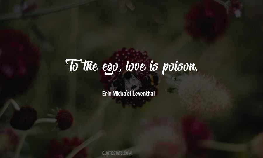 Ego Love Quotes #849596