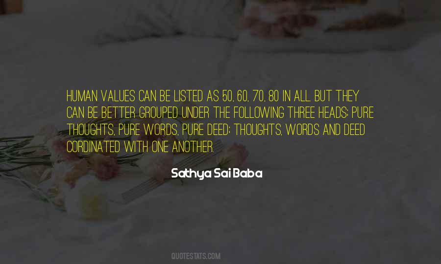 Pure Human Quotes #989987