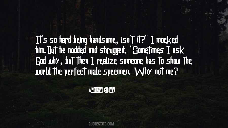 Far From Being Perfect Quotes #503984