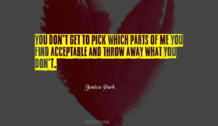 You Throw Me Away Quotes #83478