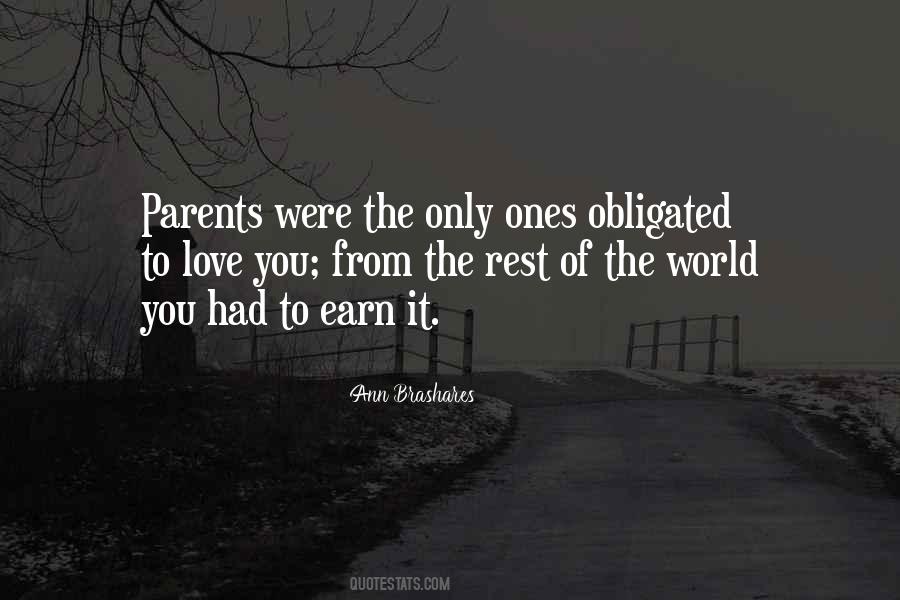 Parents Love Is Unconditional Quotes #904032