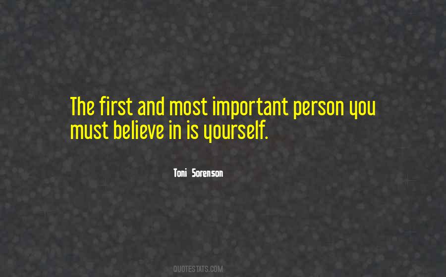 Believe In Yourself First Quotes #1864744