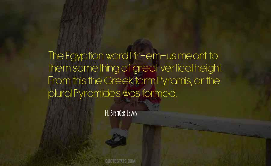 Egyptian Quotes #1774786