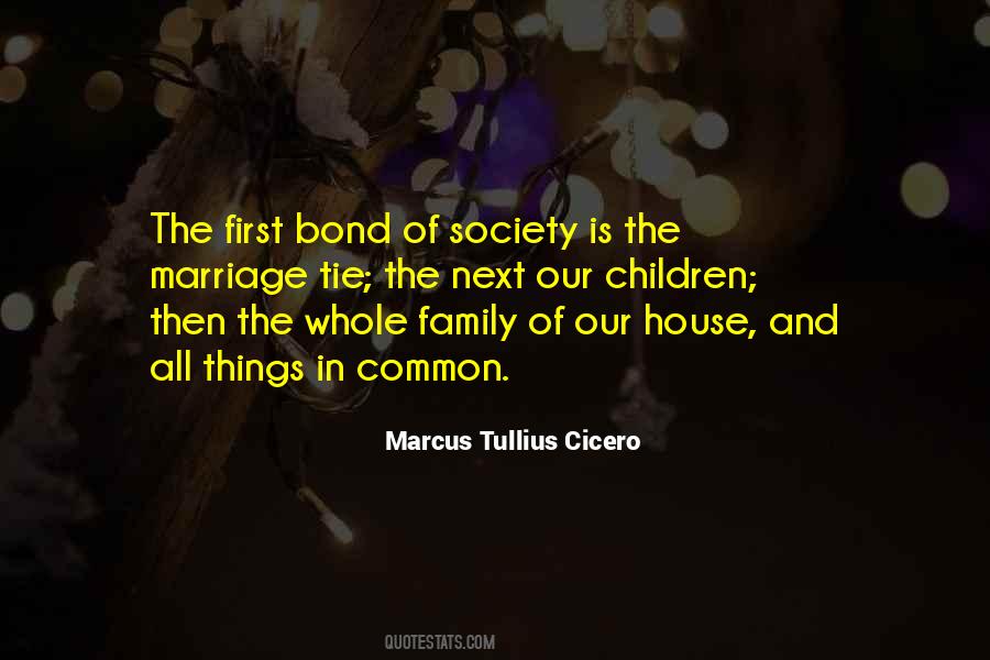 Bond Of Marriage Quotes #872043