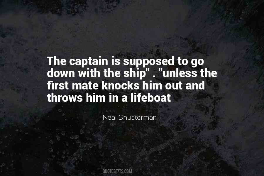 The Captain Goes Down Quotes #1088375