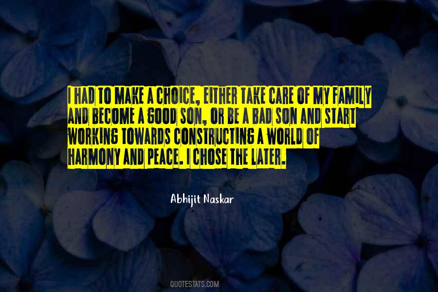 Care Of Family Quotes #779982