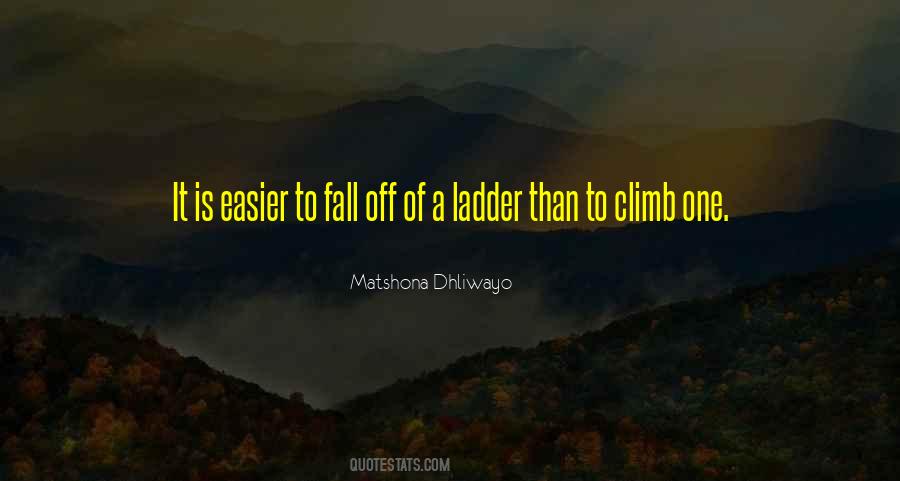 Life Is A Ladder Quotes #839423