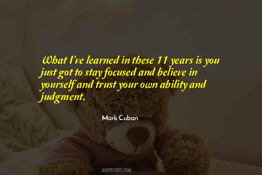 Learned To Trust Quotes #1164545