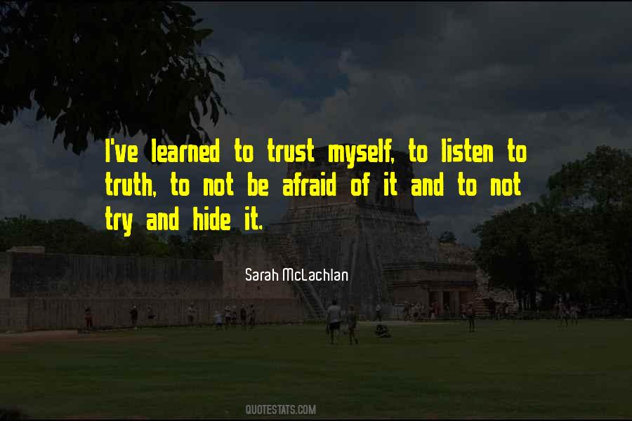 Learned To Trust Quotes #204659