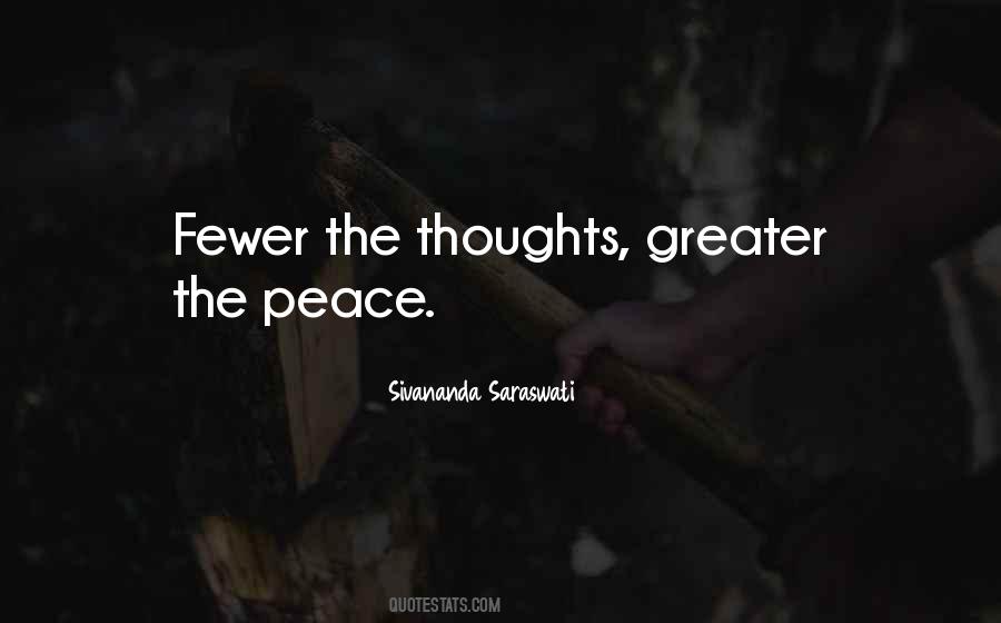 Peace Thoughts Quotes #248756