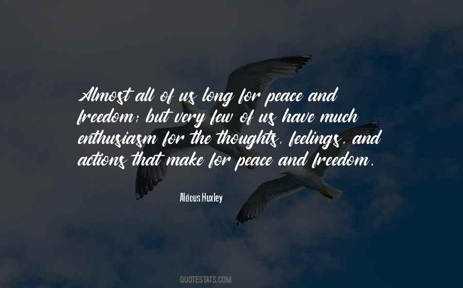 Peace Thoughts Quotes #473824