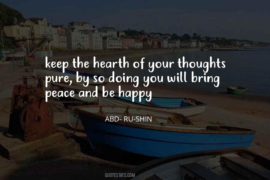 Peace Thoughts Quotes #792604