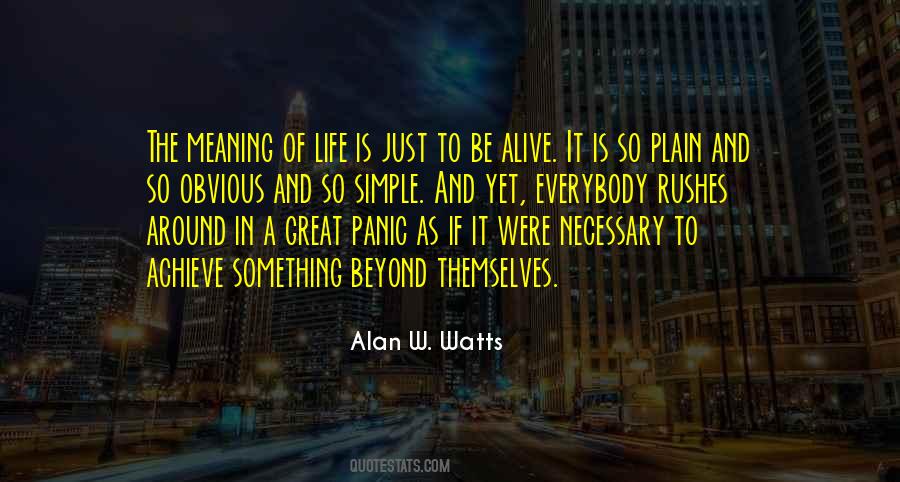 Alan Watts Life Quotes #109209