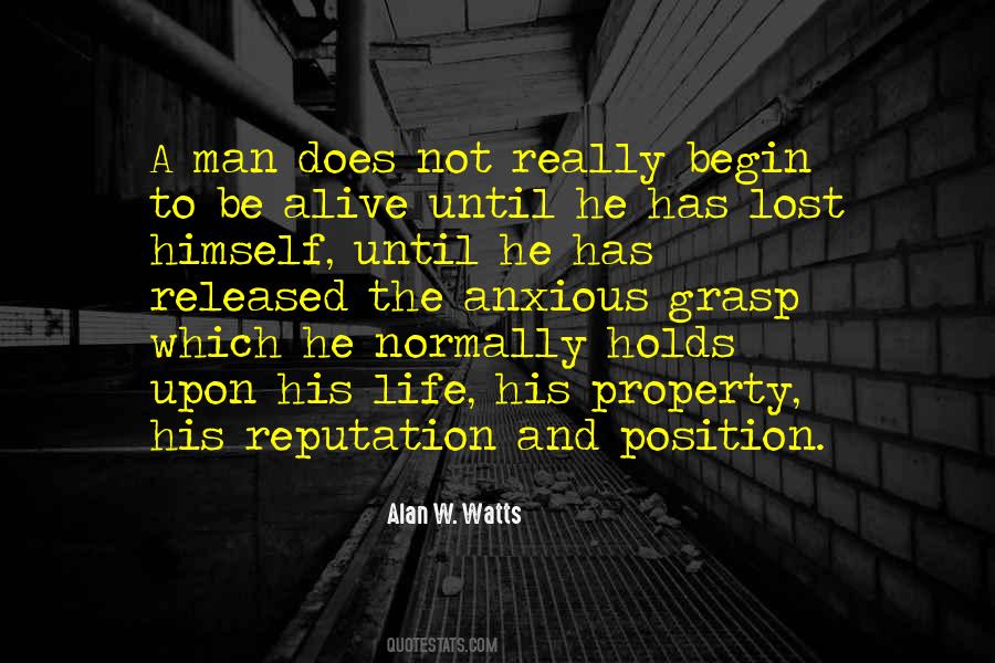 Alan Watts Life Quotes #91279