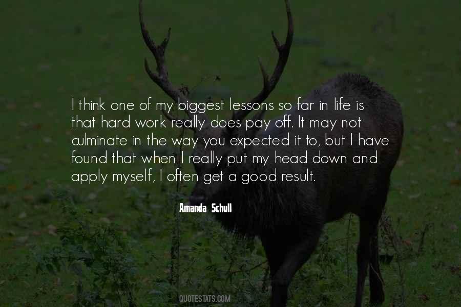 Hard Work Result Quotes #1264603