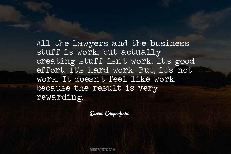Hard Work Result Quotes #270125