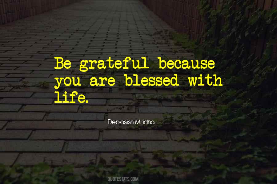 Blessed Grateful Quotes #791480