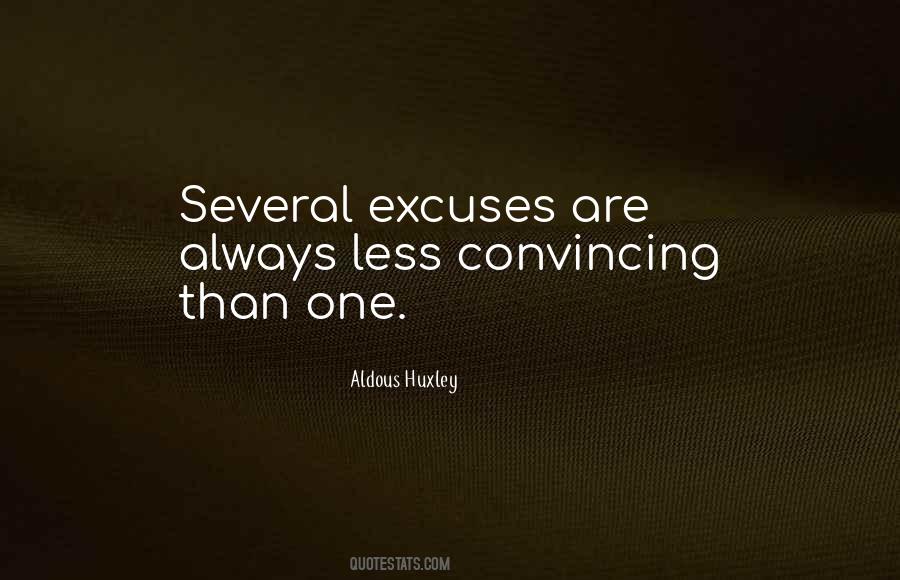 Always Excuses Quotes #1173298