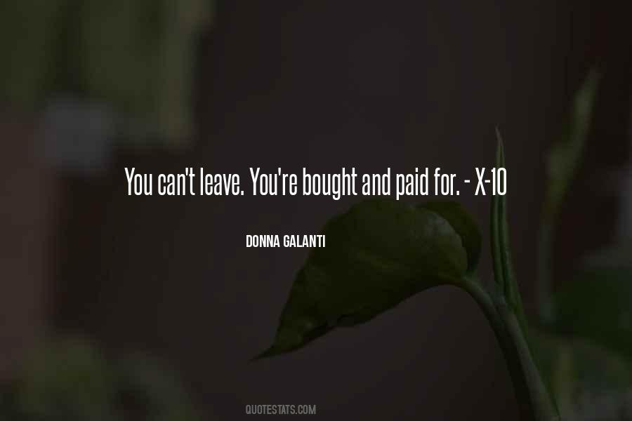 Bought And Paid For Quotes #661311