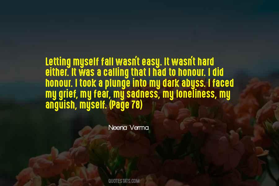 Fall Grief Quotes #682513
