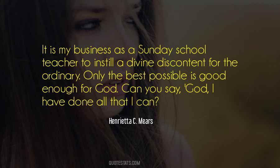 Sunday Business Quotes #1288127
